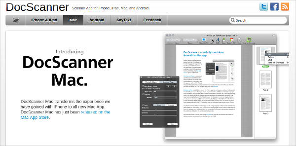 Canon scanner software for mac